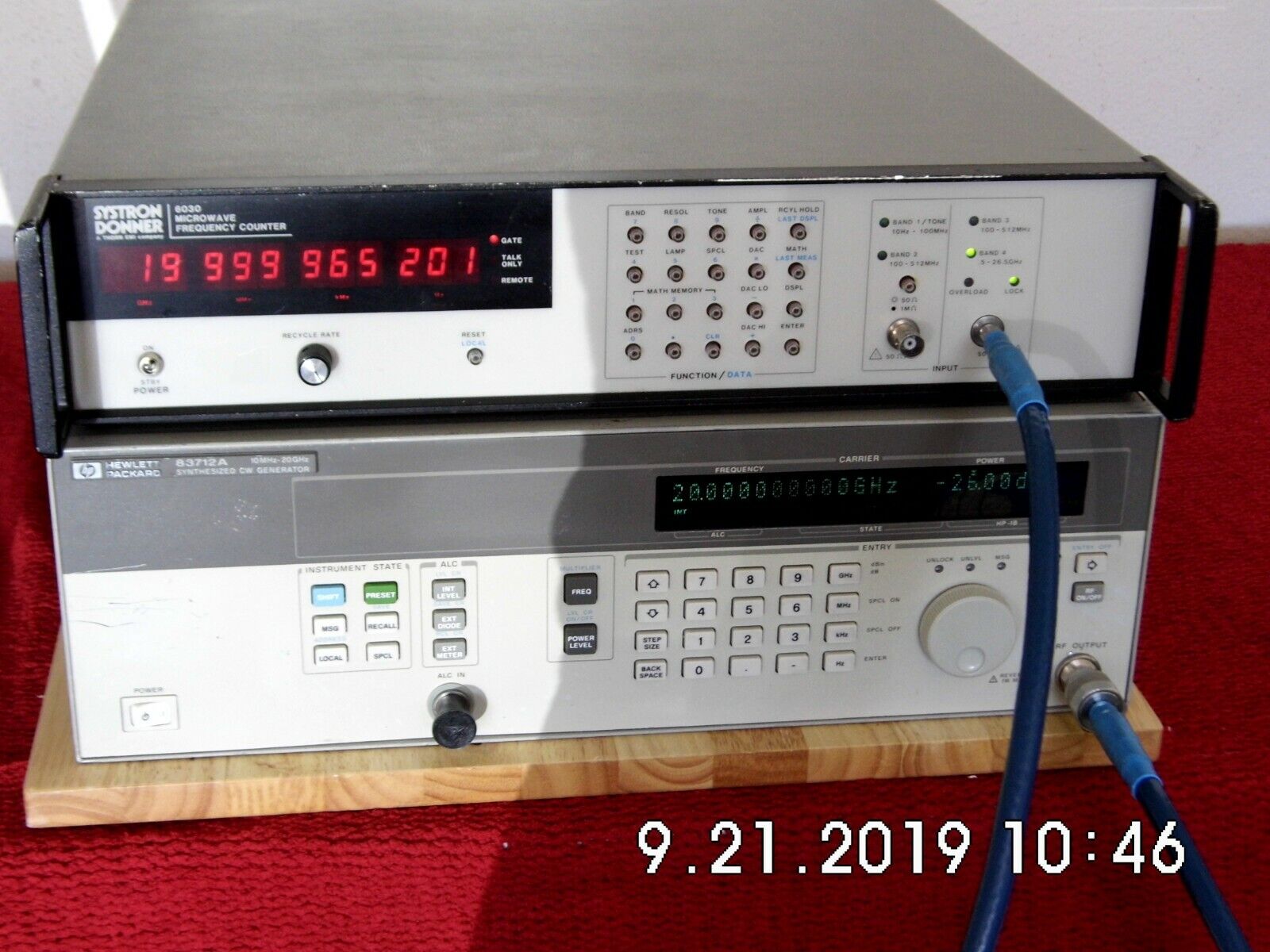 Systron Donner 6030 microwave frequency counter 10hz-26.5Ghz Systron Donner 6030 microwave frequency counter 10hz-26.5Ghz